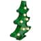 8.75" Green Christmas Tree Marquee Wall Sign